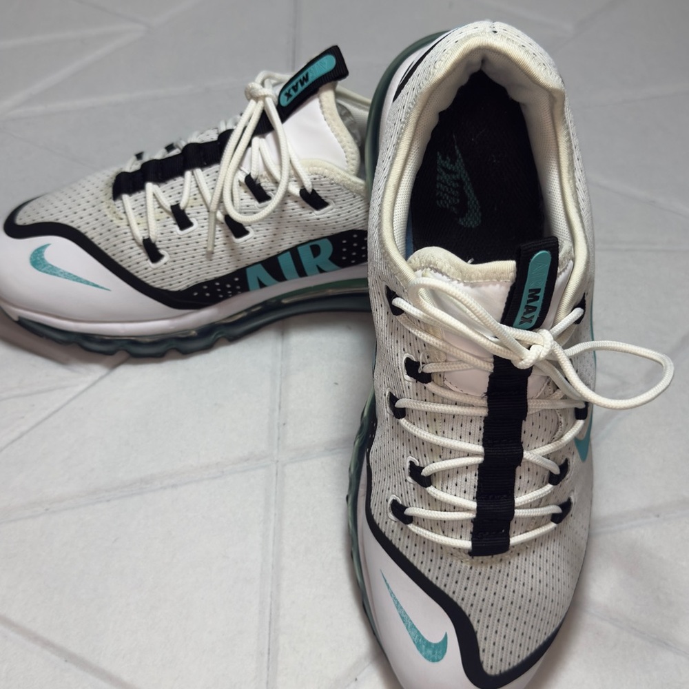 Nike Air Max Sequent 3 - Teal/White Sneakers - Men’s Size 10 - Great Cond! - Picture 2 of 14